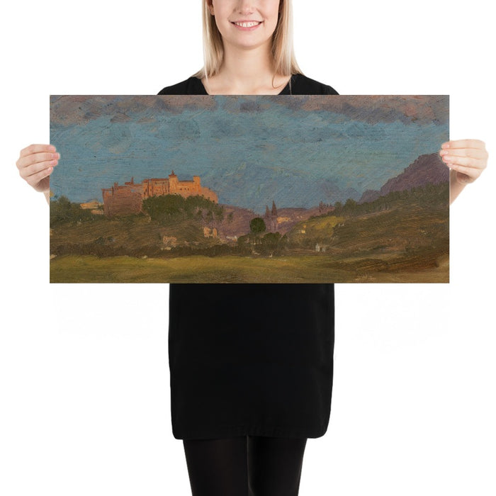 Salzburg, Austria from the East by Frederic Edwin Church, 1868