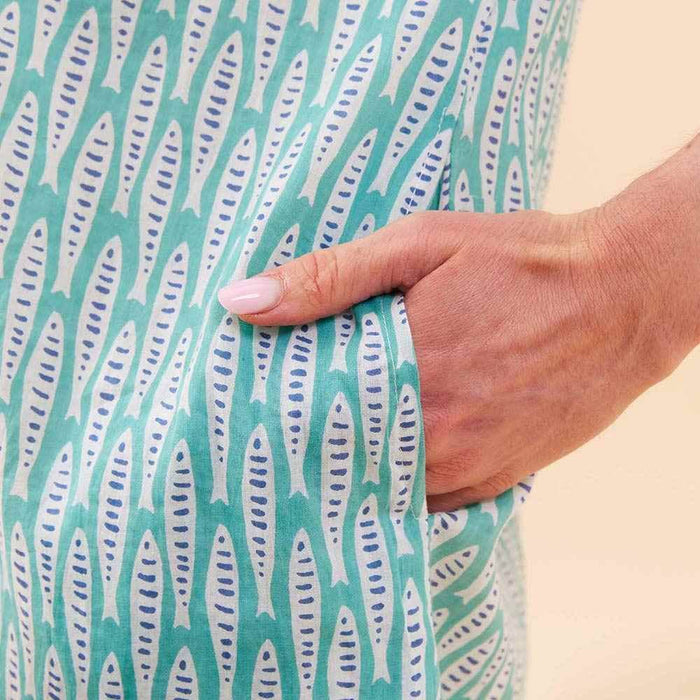 Sardina Cotton Button Down Tunic