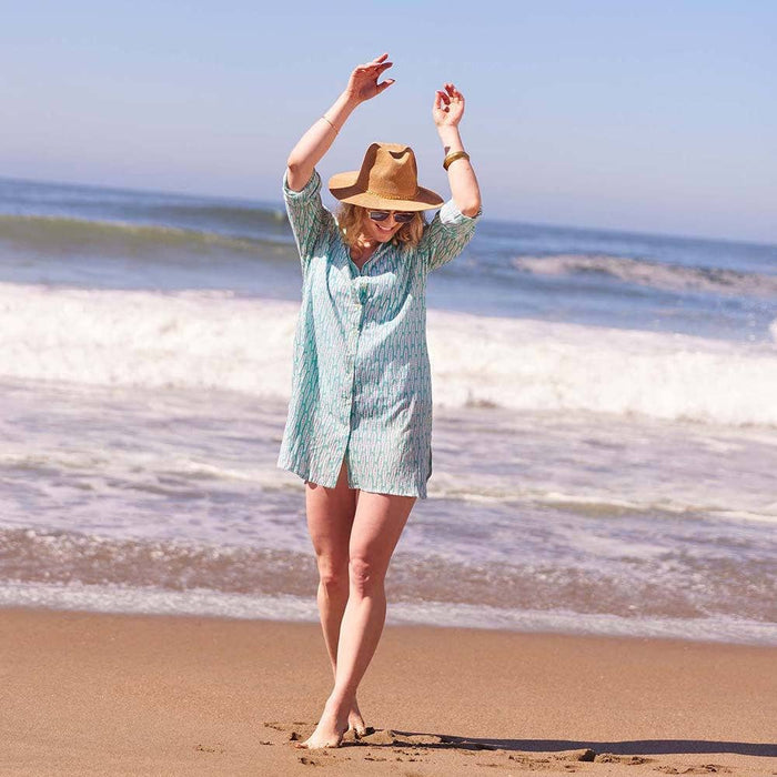 Sardina Cotton Button Down Tunic
