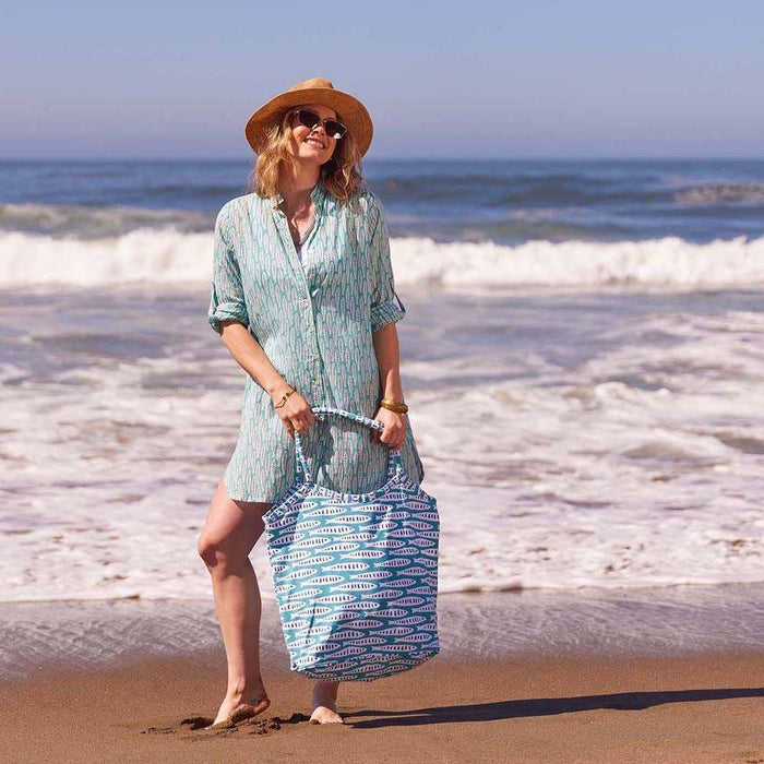Sardina Cotton Button Down Tunic