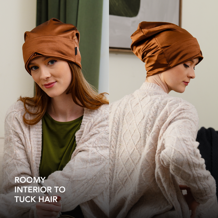 Satin-Lined, Convertible Nap Cap™ with Hidden Eye Mask, Bundle 2