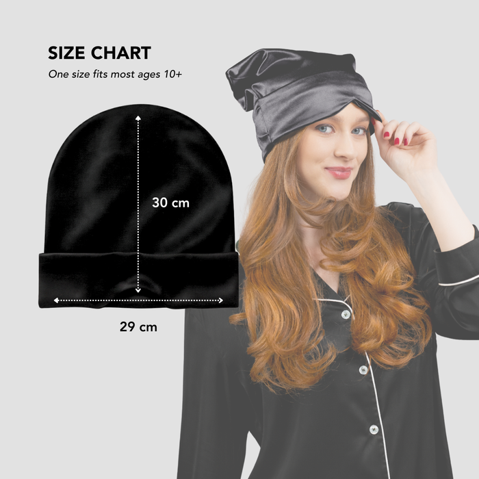 Satin-Lined, Convertible Nap Cap™ with Hidden Eye Mask, Bundle 2