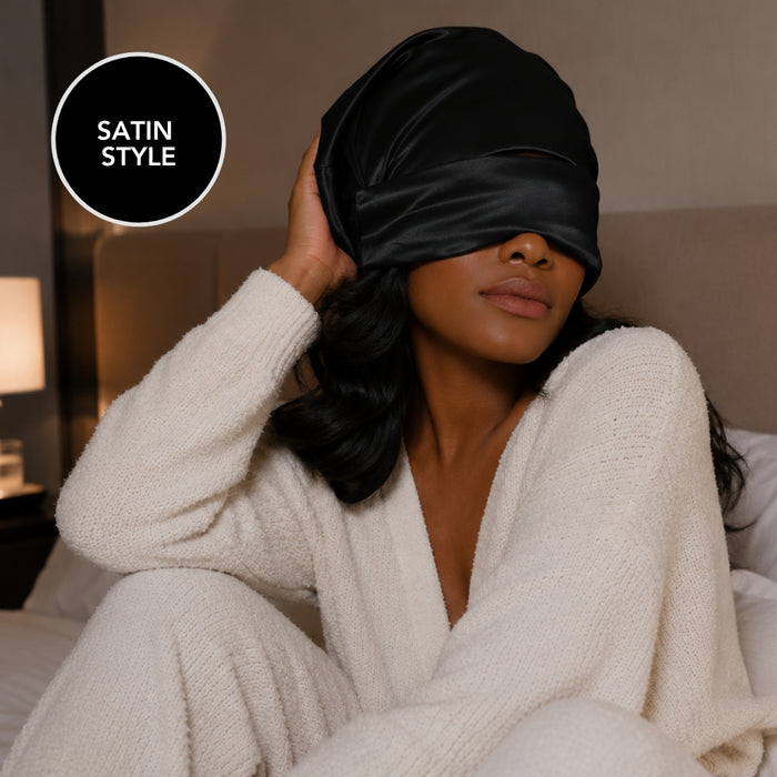 Satin-Lined, Convertible Nap Cap™ with Hidden Eye Mask