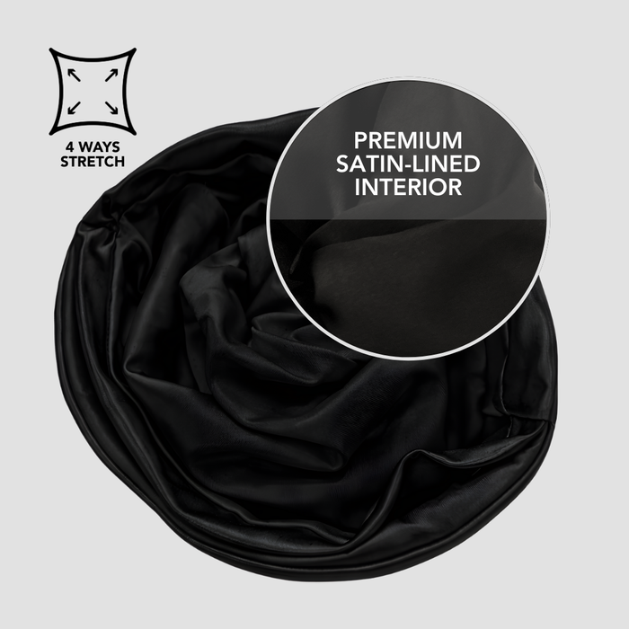 Satin-Lined, Convertible Nap Cap™ with Hidden Eye Mask