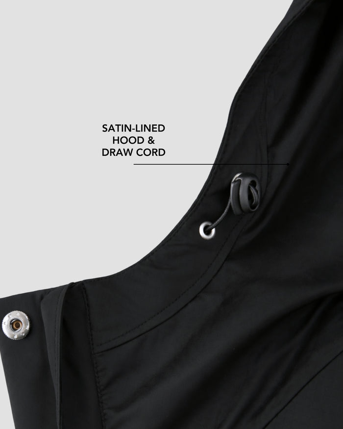 Satin-Lined Packable, Waterproof Lite Rain Jacket