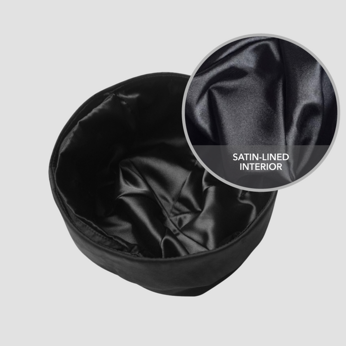 Satin-Lined Unisex, Adjustable Wave Cap