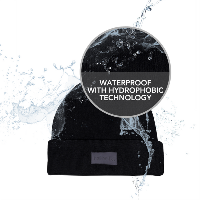 Satin-Lined Waterproof Cuffed Beanie: First Edition