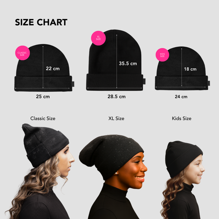 Satin-Lined, Waterproof, Cuffed Beanie