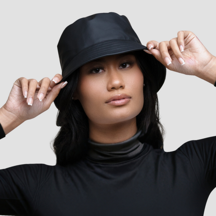 Satin-Lined, Waterproof Matte Bucket Hat - Bundle (2)