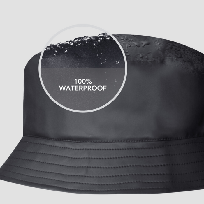Satin-Lined, Waterproof Matte Bucket Hat - Bundle (2)