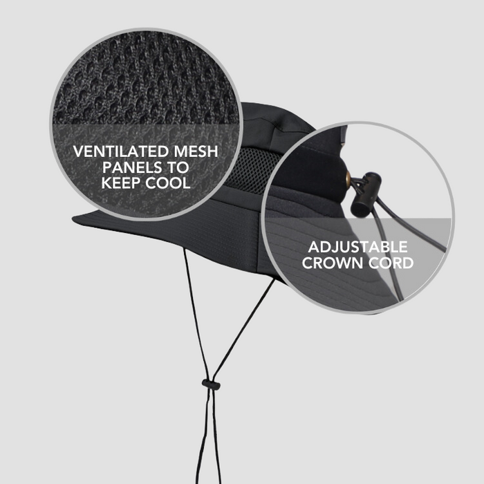 Satin-Lined, Waterproof Men's Sun Hat