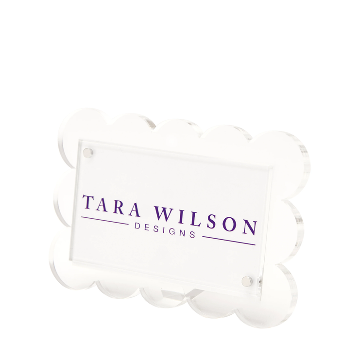 SCALLOP PLACE CARD HOLDERS