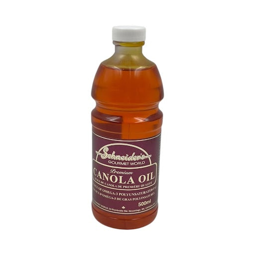 Schneider's Gourmet World - Premium Canola Oil with Omega 3 (500 mL)