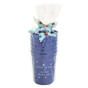 Seven Seas Navy Party Cup Set | 1776 Collection