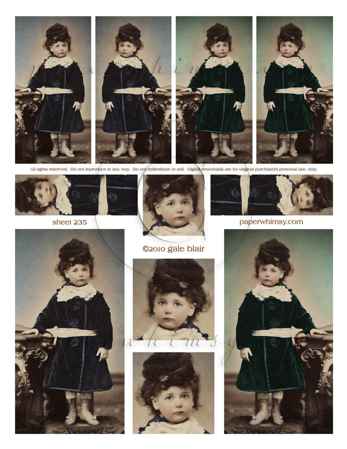 Sheet 235 PRINTED - paperwhimsy