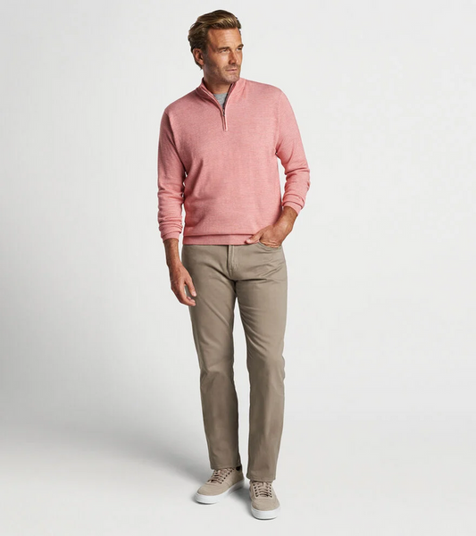 Signature Sateen Five Pocket Pant - GRAIN