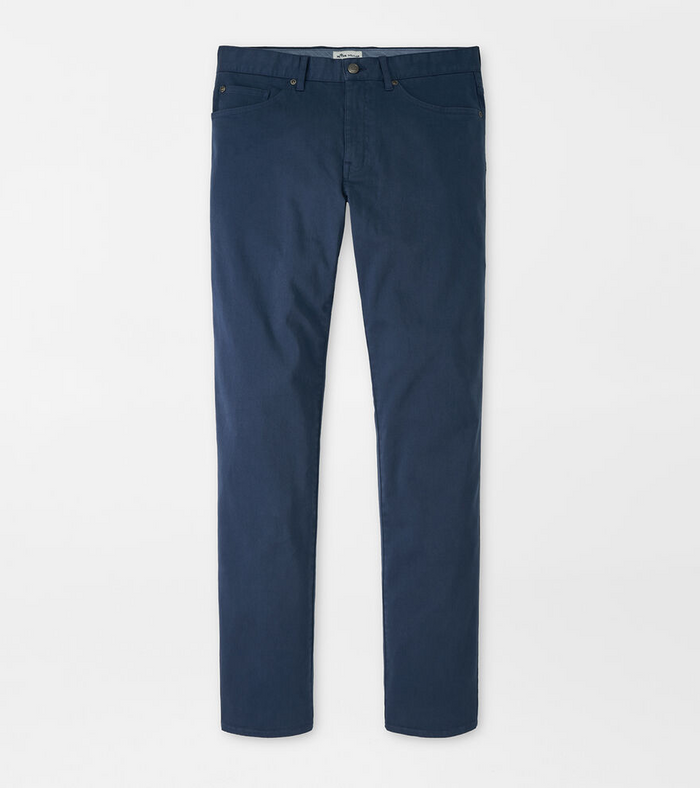 Signature Sateen Five Pocket Pant - NAVY