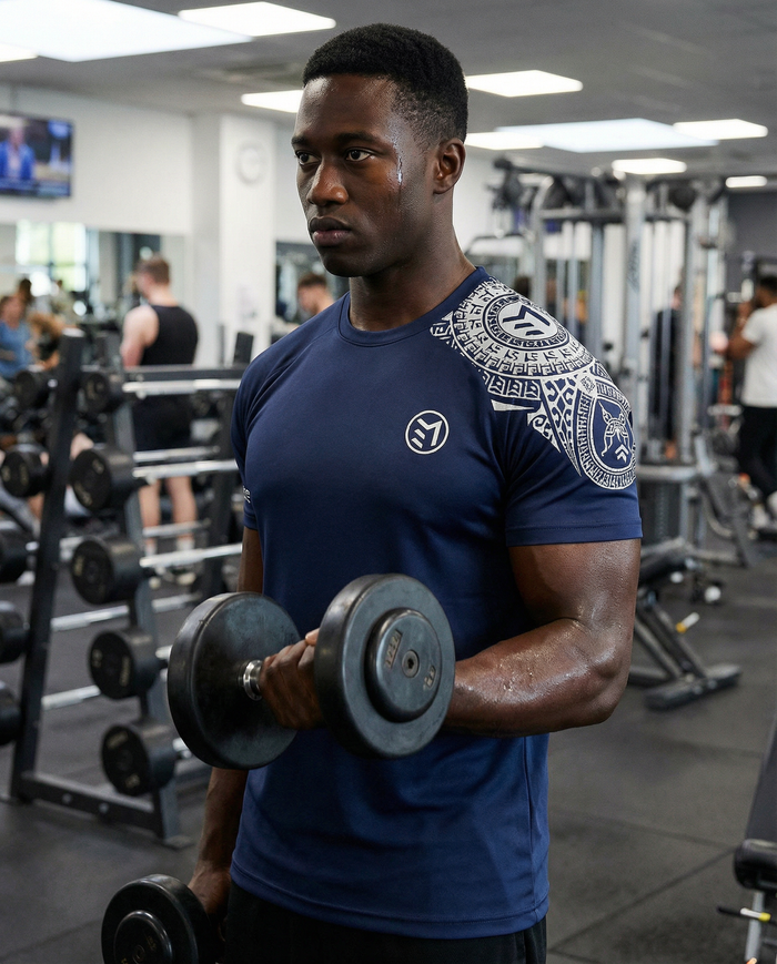 SIGOMOS GYM SHIRT NAVY BLUE