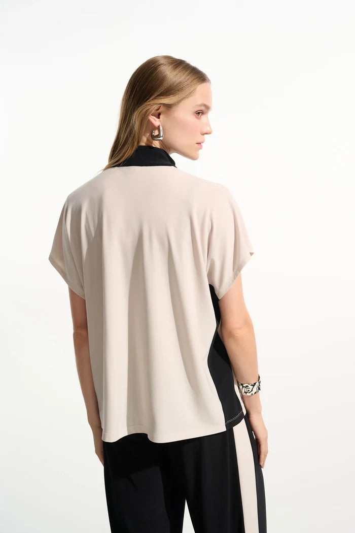 Silky Knit Colorblock Pant by Joseph Ribkoff
