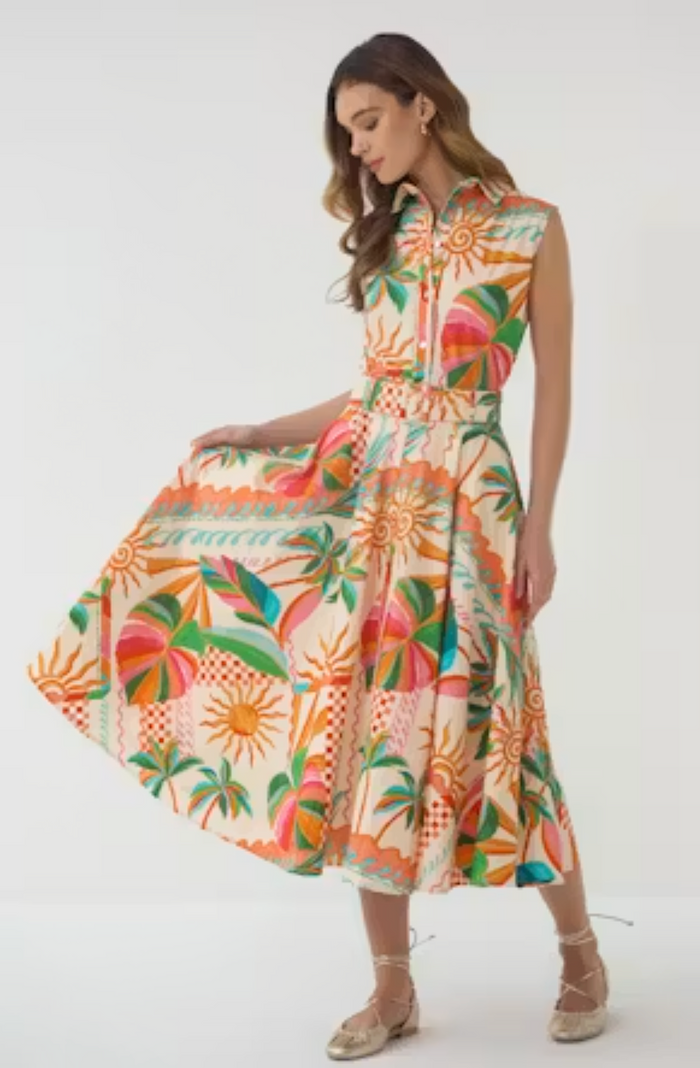 Silvey Skirt - Tropical Whimsy