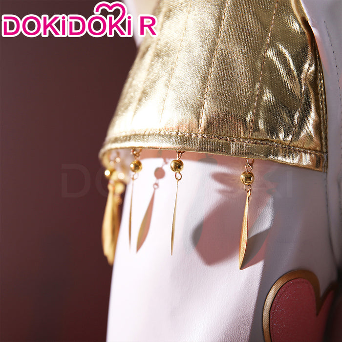 【Size S-2XL】DokiDoki-R Anime Cosplay White Red Heart Costume Valentine’s Day Suit