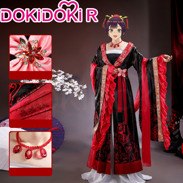 【Size S-2XL】DokiDoki-R Anime Though I Am an Inept Villainess Cosplay Shu Keigetsu Costume Zhu Huiyue Zhu Hui Yue