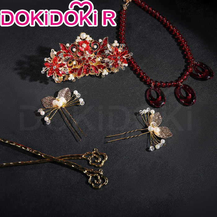 【Size S-2XL】DokiDoki-R Anime Though I Am an Inept Villainess Cosplay Shu Keigetsu Costume Zhu Huiyue Zhu Hui Yue