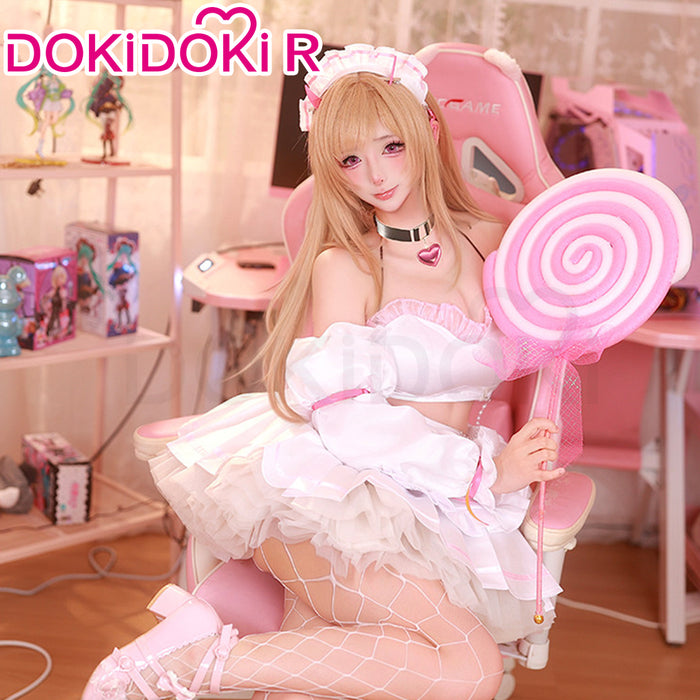 【Size S-2XL】DokiDoki-R Game Cosplay Costume Cute Maid Outfit