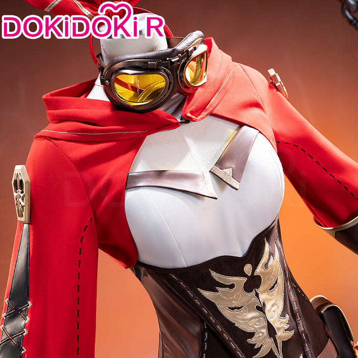 【Size S-2XL】DokiDoki-R Game Genshin Impact Cosplay Amber Costume