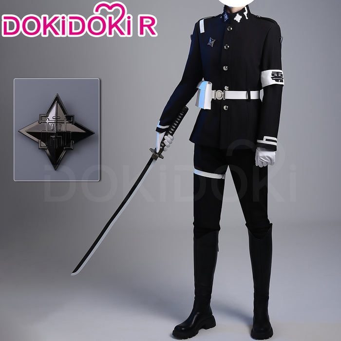 【Size S-2XL】DokiDoki-R Game The Hundred Line Last Defense Academy Cosplay Sumino Takumi Costume Uniform