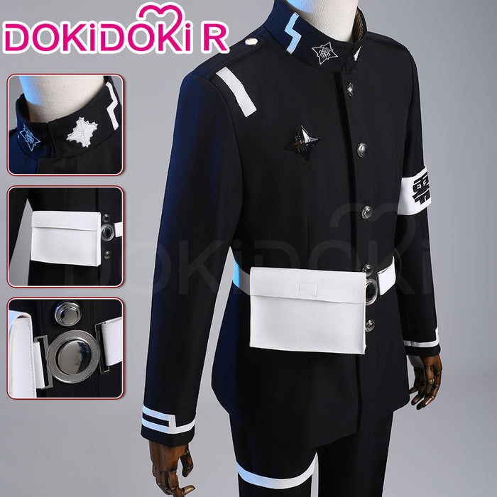 【Size S-2XL】DokiDoki-R Game The Hundred Line Last Defense Academy Cosplay Sumino Takumi Costume Uniform