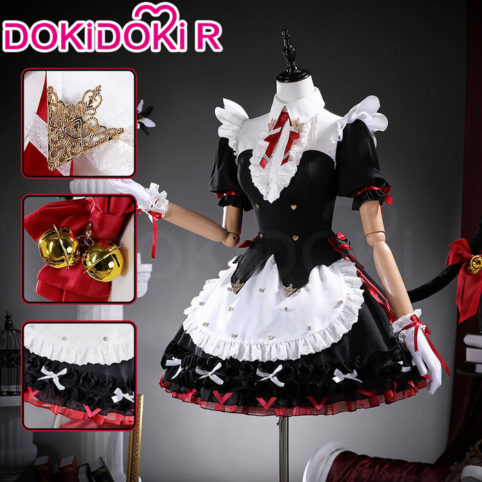 【Size S-2XL】DokiDoki-R Game Wuthering Waves Cosplay Chisa Costume Fallen Wonderland
