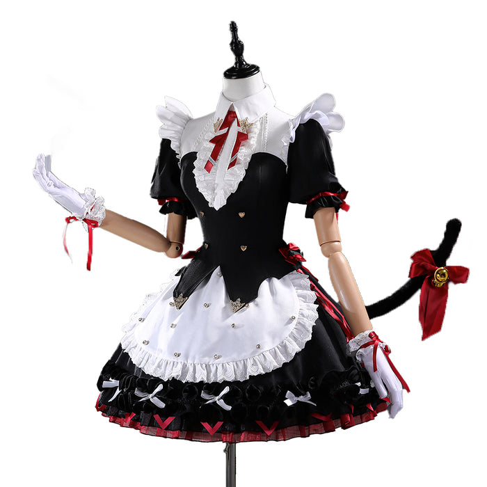 【Size S-2XL】DokiDoki-R Game Wuthering Waves Cosplay Chisa Costume Fallen Wonderland