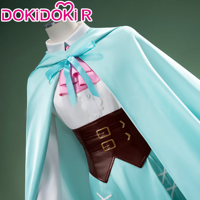【Size S-3XL】DokiDoki-R Anime Cosplay Costume Green White Dress