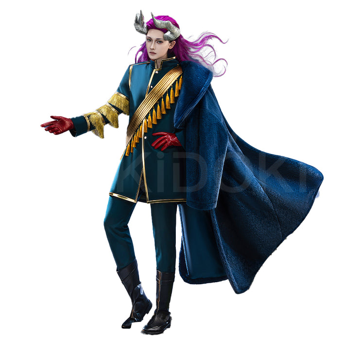 【Size S-3XL】DokiDoki-R Anime Cosplay Costume Horn Cape
