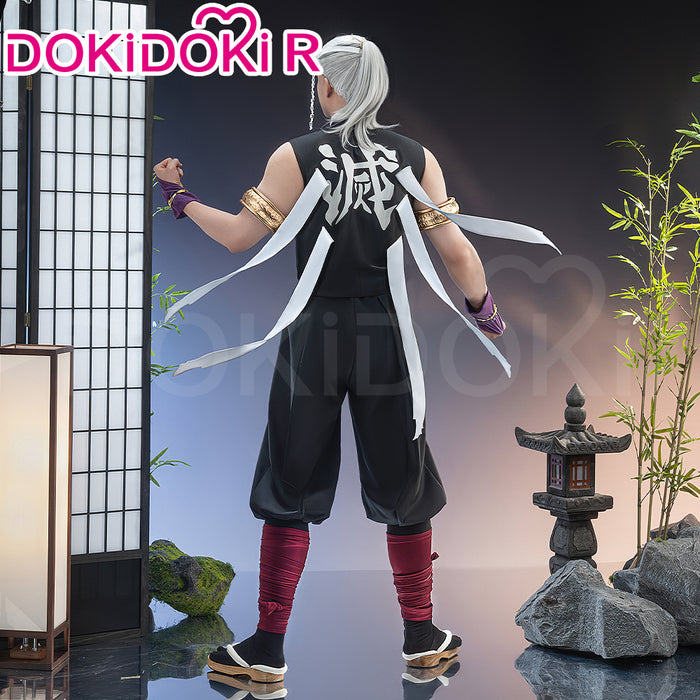 【Size S-3XL】DokiDoki-R Anime Cosplay Costume Men Black Hearwear Halloween