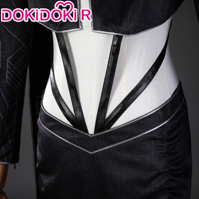 【Size S-3XL】DokiDoki-R Game Clair Obscur: Expedition 33 Cosplay Maelle / Sciel / Lune Costume Black Dress