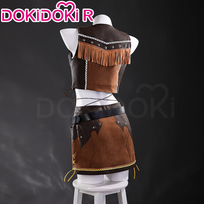 【Size S-3XL】DokiDoki-R Game Cosplay Costume Brown Cowgirl Outfit