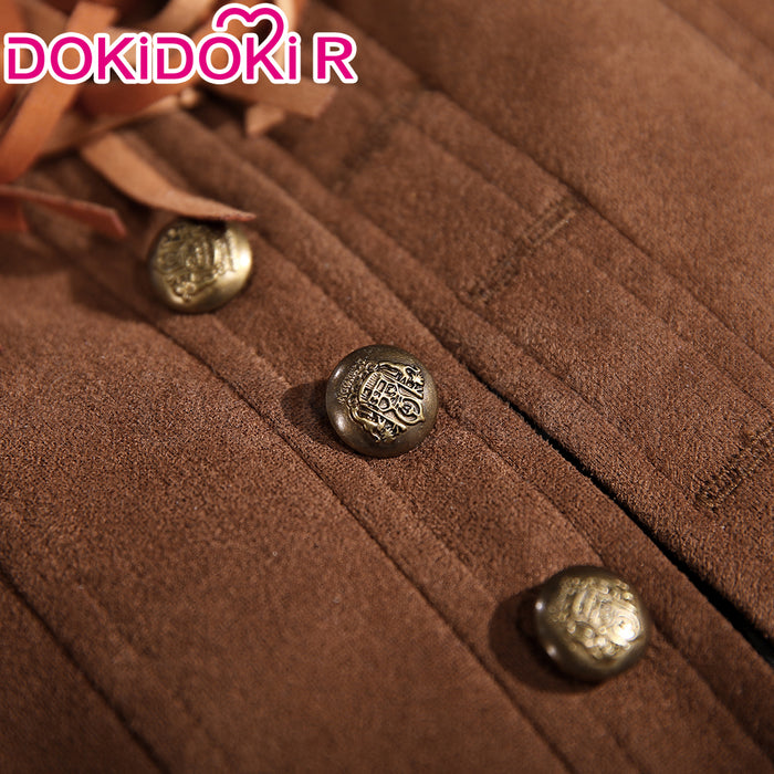 【Size S-3XL】DokiDoki-R Game Cosplay Costume Brown Cowgirl Outfit
