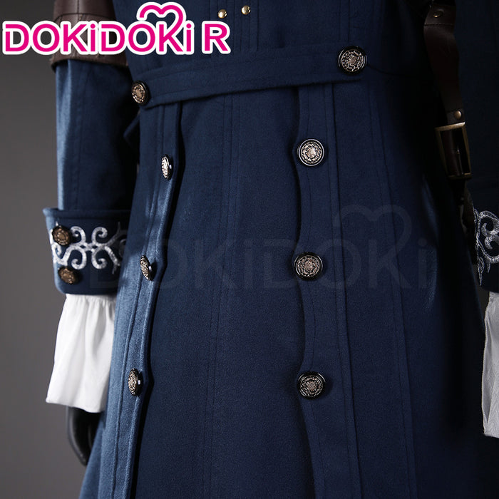 【Size S-3XL】DokiDoki-R Game Cosplay Pinocchioo Costume Navy Red Outfit