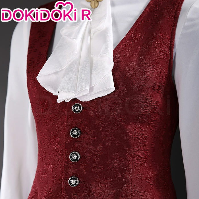 【Size S-3XL】DokiDoki-R Game Cosplay Pinocchioo Costume Navy Red Outfit