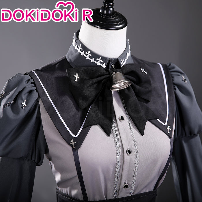 【Size S-3XL】DokiDoki-R Game Drunken Goddess Reflux Cosplay Femme Soule Costume PUKEY GODDESS SHOT TRICK