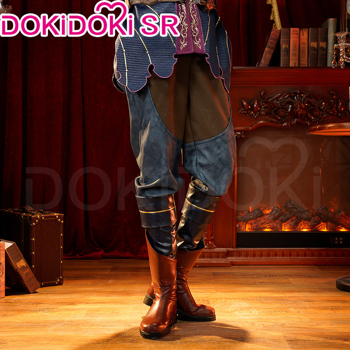 【Size S-3XL】DokiDoki-SR Game Cosplay Costume Blue Red Medieval Style Halloween