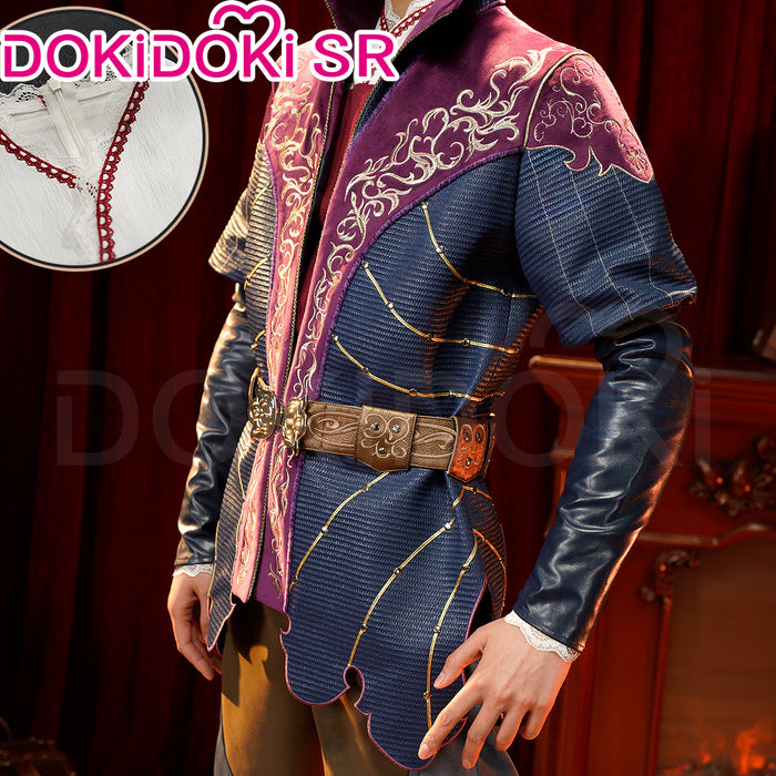 【Size S-3XL】DokiDoki-SR Game Cosplay Costume Blue Red Medieval Style Halloween