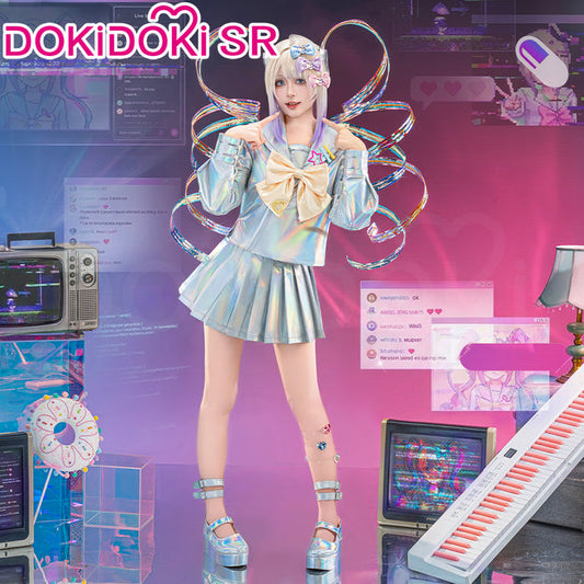 【Size S-3XL】DokiDoki-SR Game NEEDY GIRL OVERDOSE Cosplay KAngel Cospaly Costume