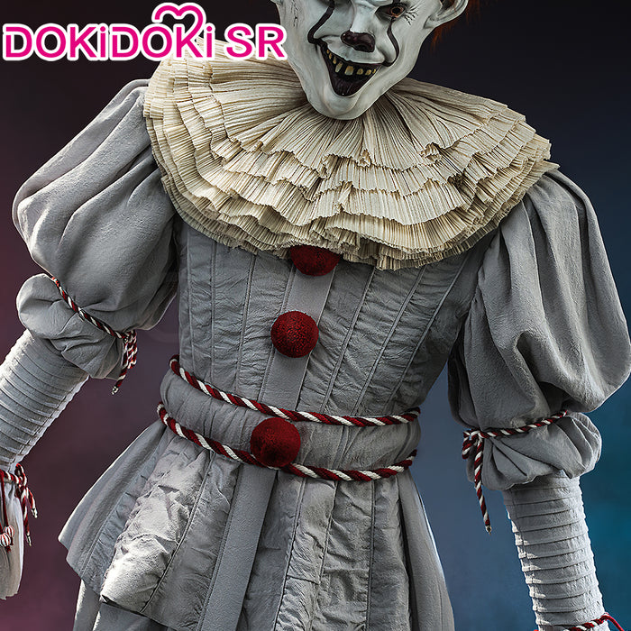 【Size S-3XL】DokiDoki-SR Movie Cosplay Horror Joker Costume Halloween