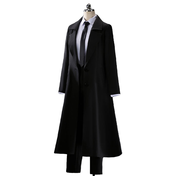 【Size XS-2XL】DokiDoki-R Anime Manga Cosplay Black Suit Costume