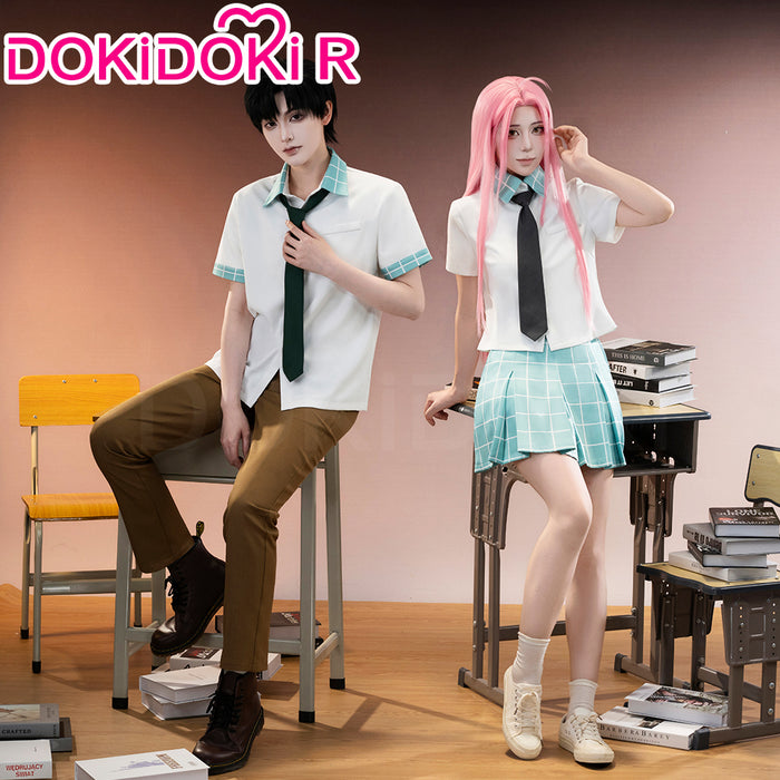 【Size XS-2XL】DokiDoki-R Music Project Cosplay Zombie Idol Costume Fading Youth Unifrom Man / Woman School