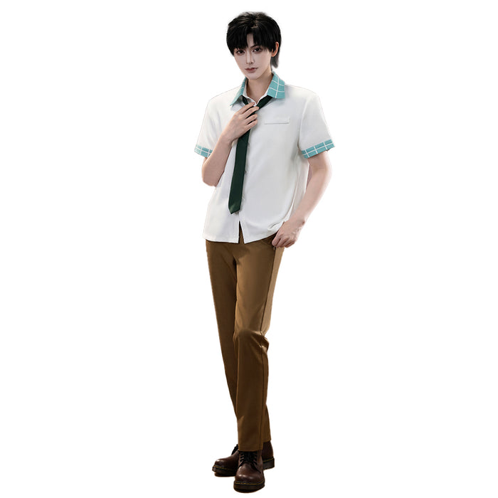 【Size XS-2XL】DokiDoki-R Music Project Cosplay Zombie Idol Costume Fading Youth Unifrom Man / Woman School