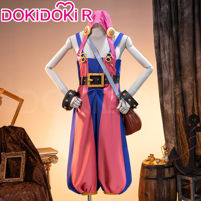 【Size XS-3XL】DokiDoki-R Anime Cosplay Costume Elbaph Arc Pink Purple With Pink Hat